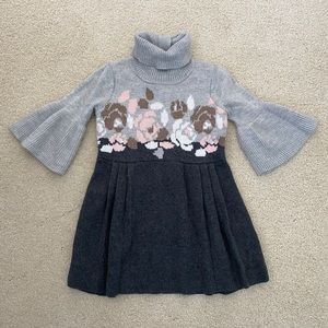 Janie and Jack Floral Sweater Dress
